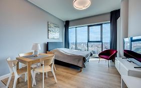 Hanza Tower Swimming Pool & Spa 18 Floor Great View Studio